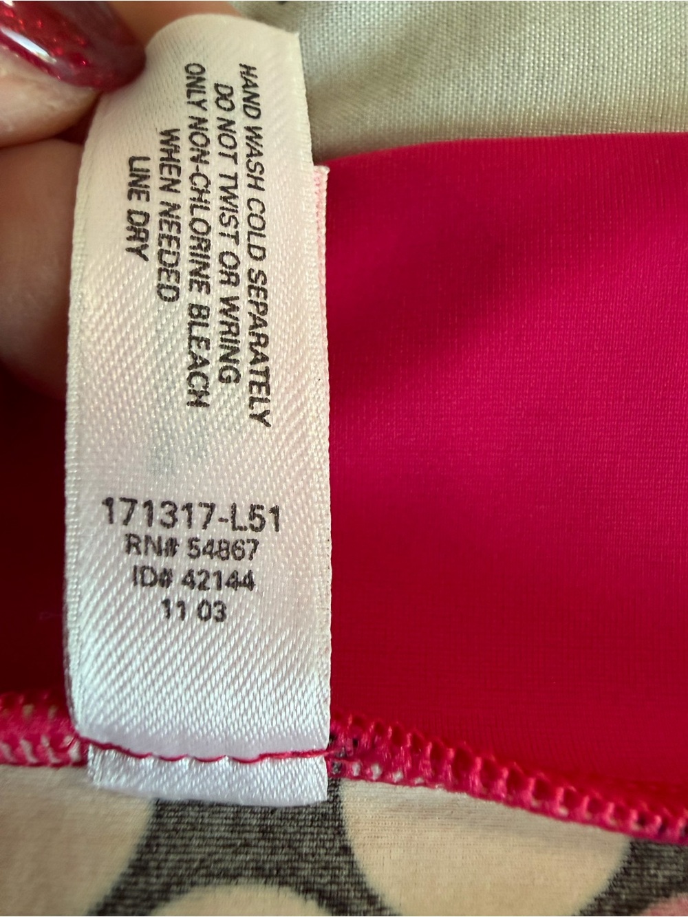 Victoria Secrets Hot Pink and Orange polka Dot Bikini Bottom with Cover up - Picture 5 of 11